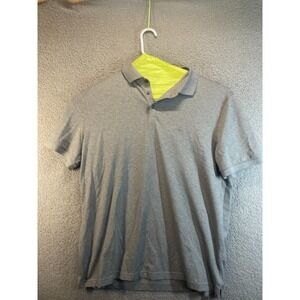 Charles Tyrwhitt Polo Shirt Mens 2XL Gray Cotton Short Sleeve‎ XXL